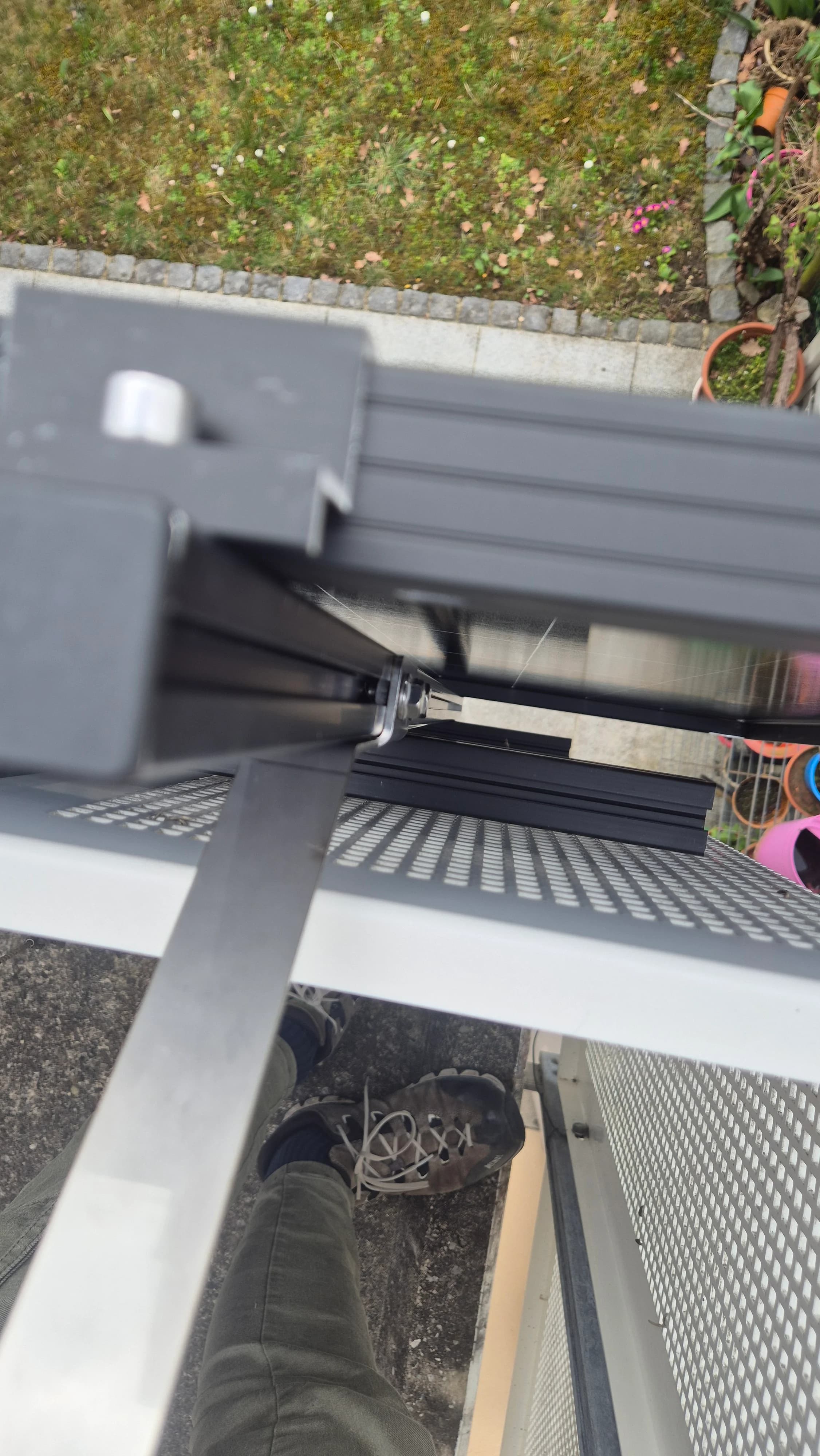 Blechbalkon Projekt 1 Draufsicht