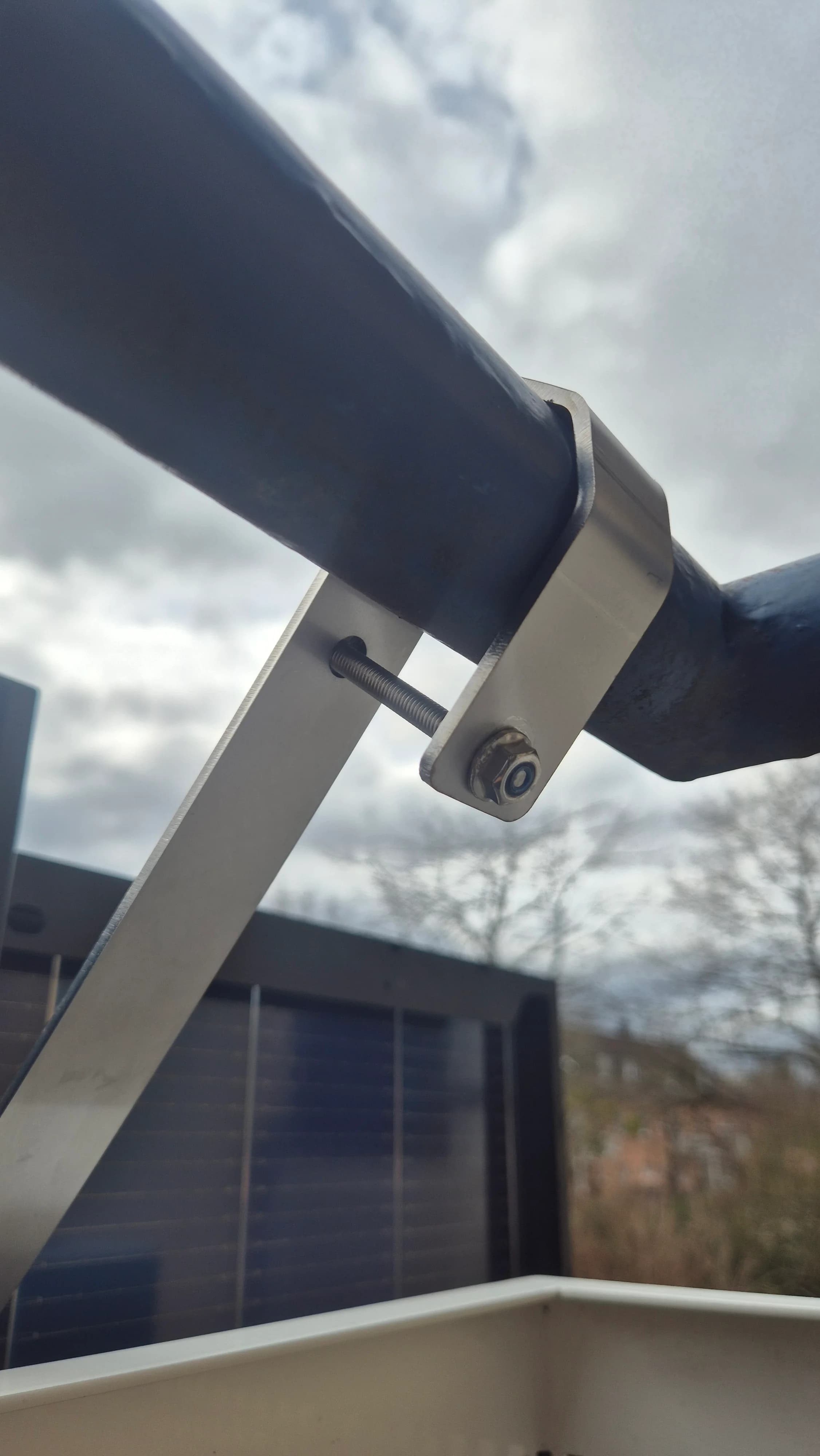 Blechbalkon Projekt 1 Hakenansicht